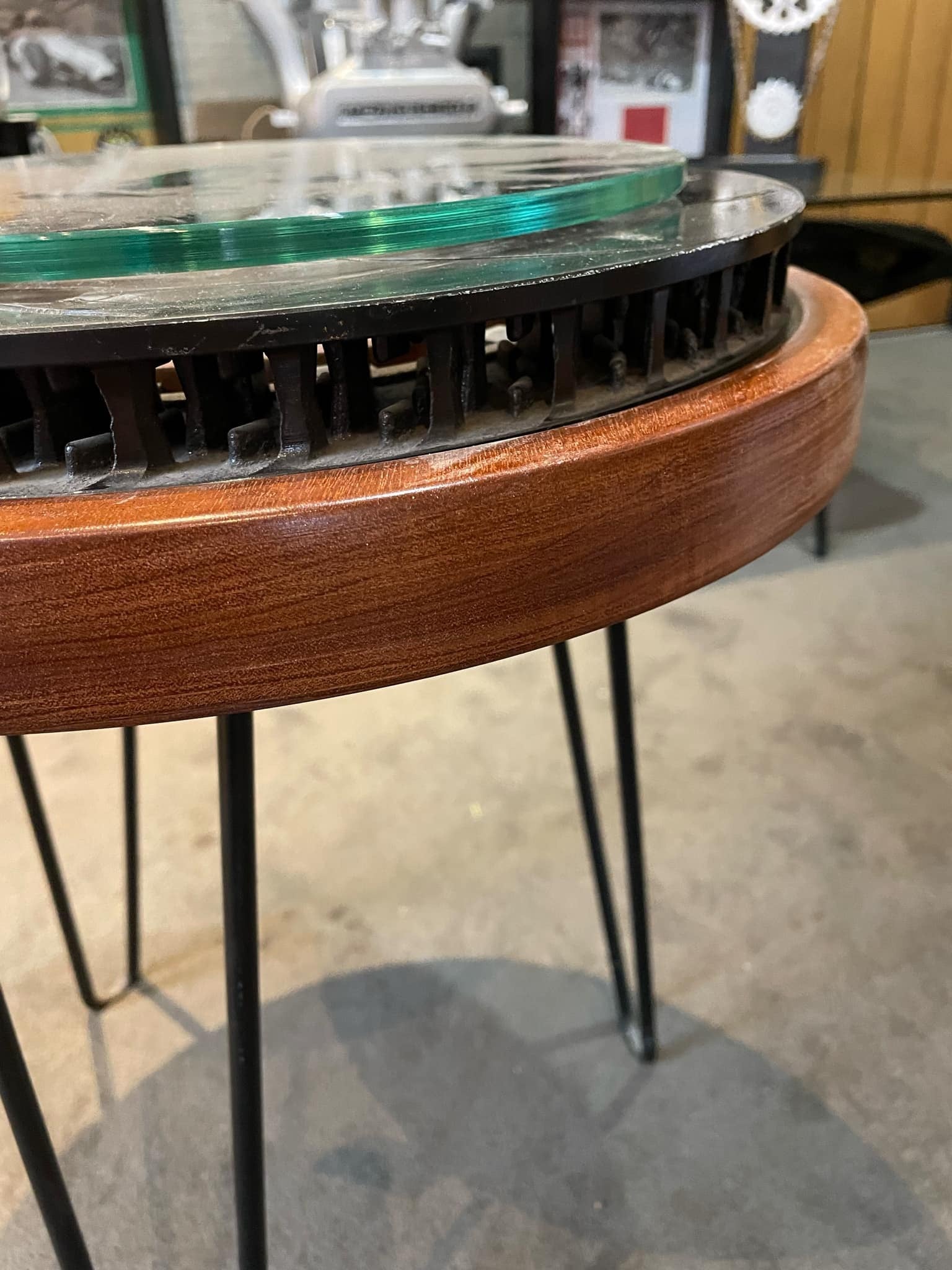 Genuine Race Car BRAKE DISC TABLE / ART WORK - The Man Cave Broadway