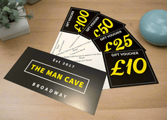 GIFT VOUCHERS - The Man Cave Broadway
