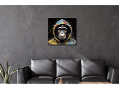 GLASS WALL ART MINI 30x30 ANIMALS MAN CAVE ART - The Man Cave Broadway