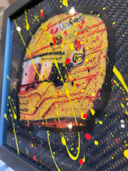 Hand Painted Carbon Fibre Art/SUPERCAR /Hamilton/Norris - The Man Cave Broadway