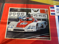 Jacky Ickx & Brian Redman Signed 1:18 Essex Porsche 936 Display Piece - The Man Cave Broadway
