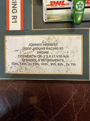 Johnny Herbert Signed 1:18 Scale Jaguar F1 Car Display Piece - The Man Cave Broadway