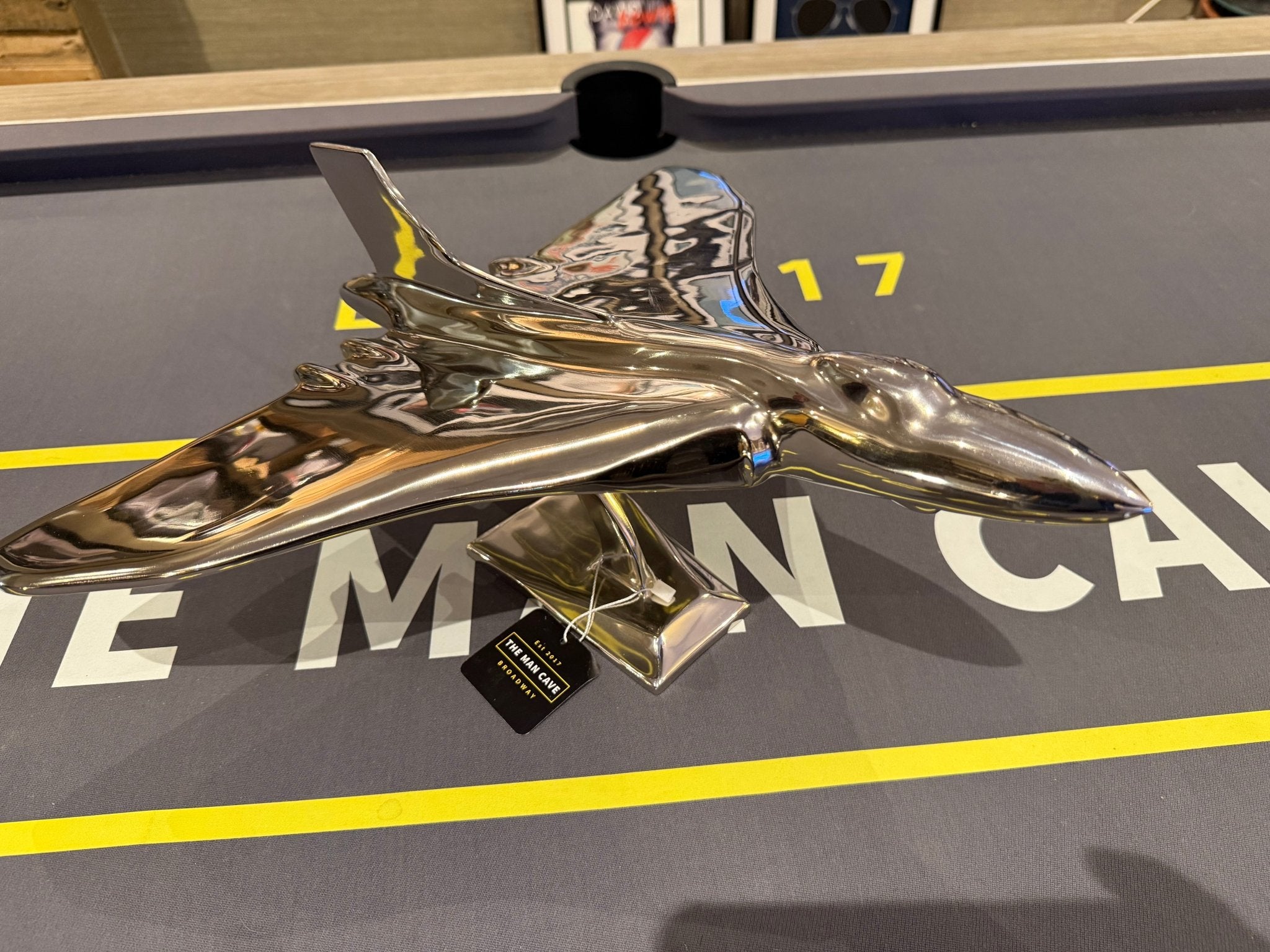 Large Polished Aluminium Model Vulcan Display Piece - The Man Cave Broadway