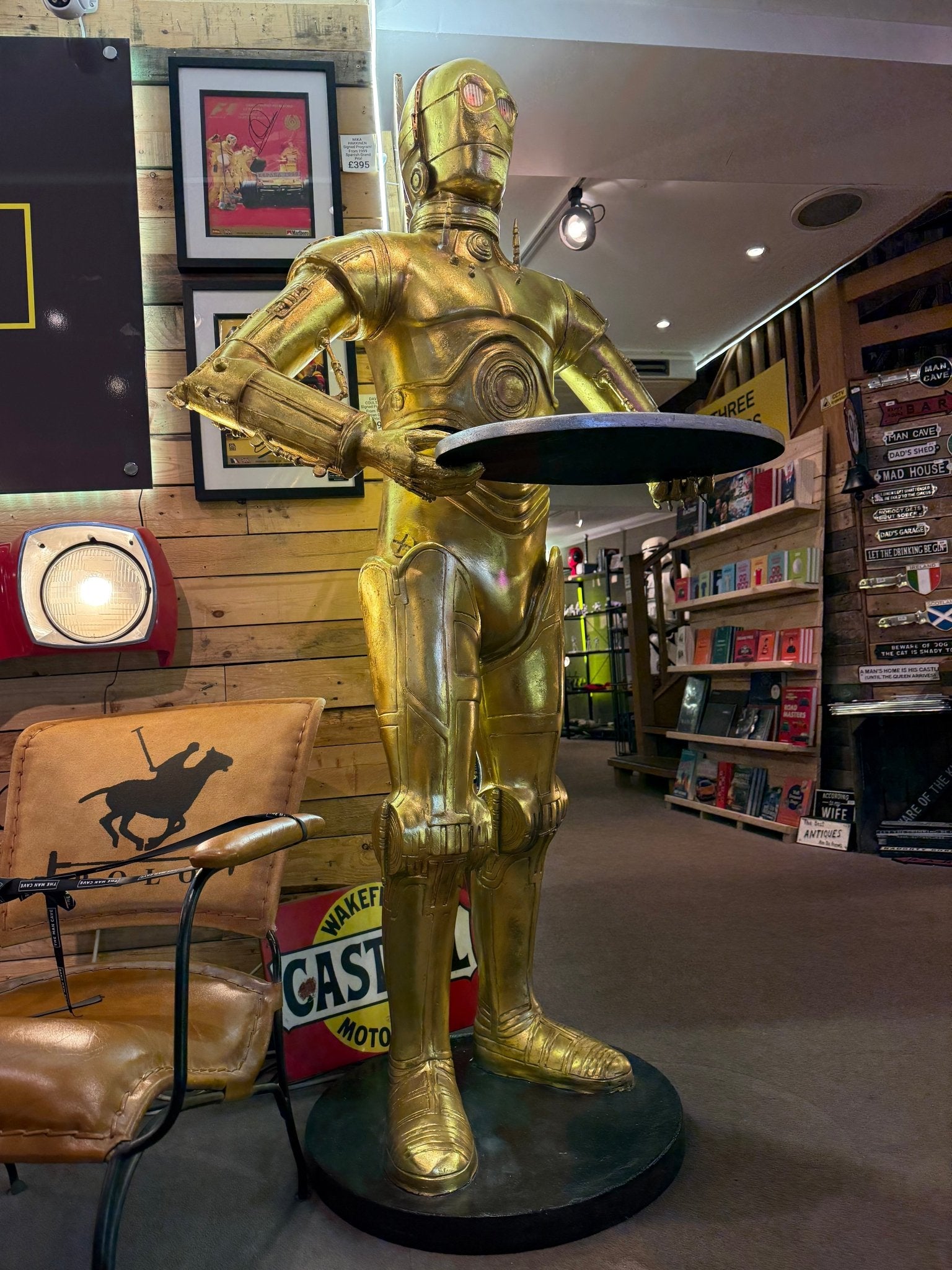 Life Size C-3PO Collectors Piece STATUE / MODEL / COSPLAYING - The Man Cave Broadway