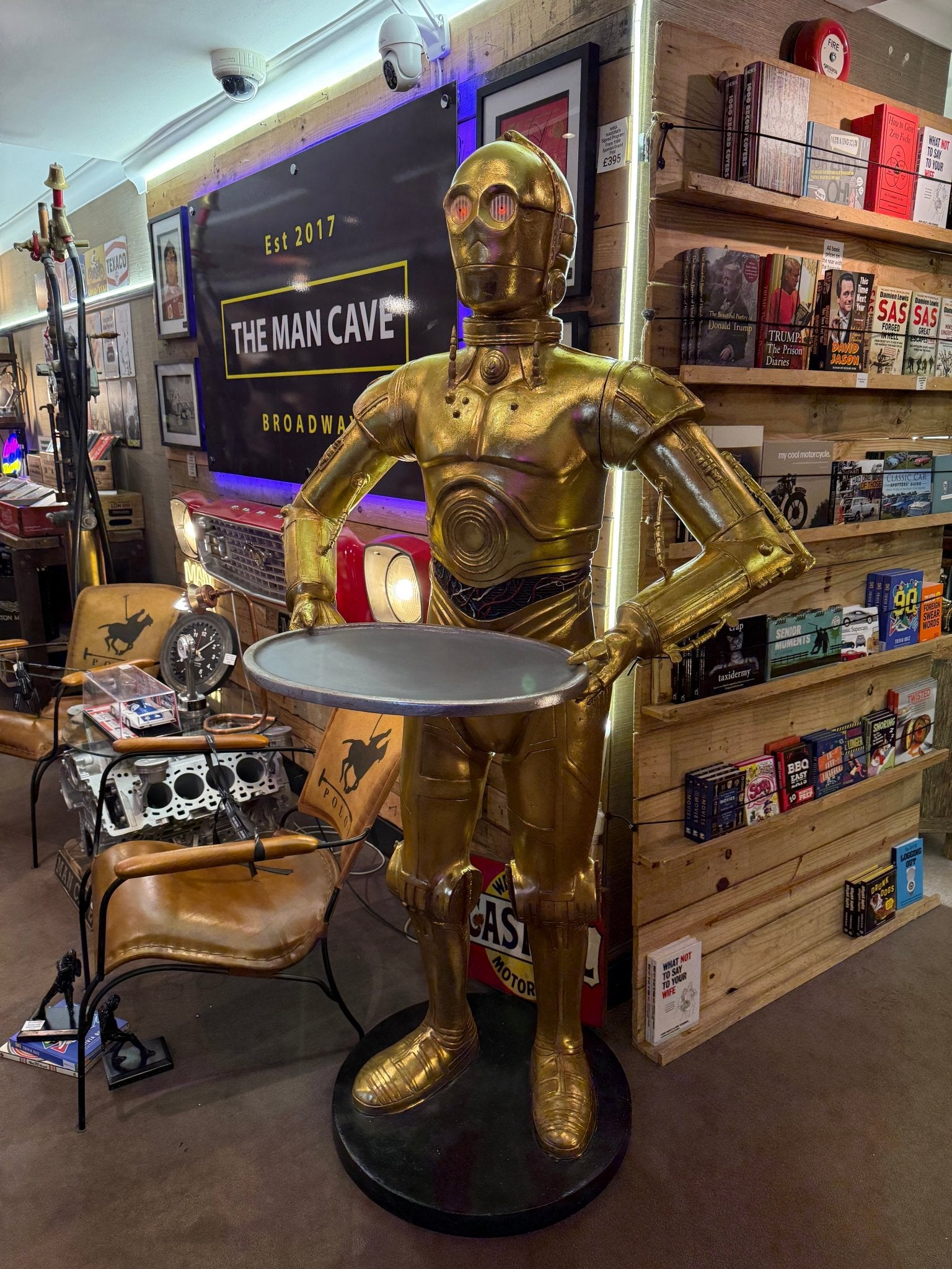 Life Size C-3PO Collectors Piece STATUE / MODEL / COSPLAYING - The Man Cave Broadway