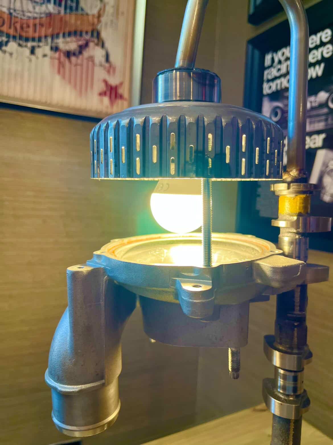 LITCHFIELD COOL CAR PARTS LAMP - The Man Cave Broadway