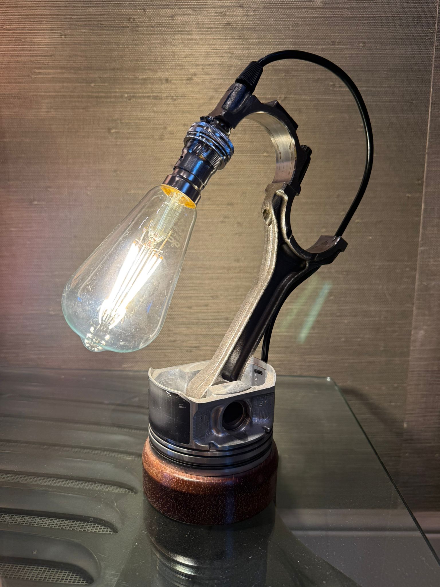 Litchfield GT-R Piston Lamp - The Man Cave Broadway