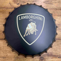 MAN CAVE CAR TIN BAR CAR BOTTLE TOPS - The Man Cave Broadway