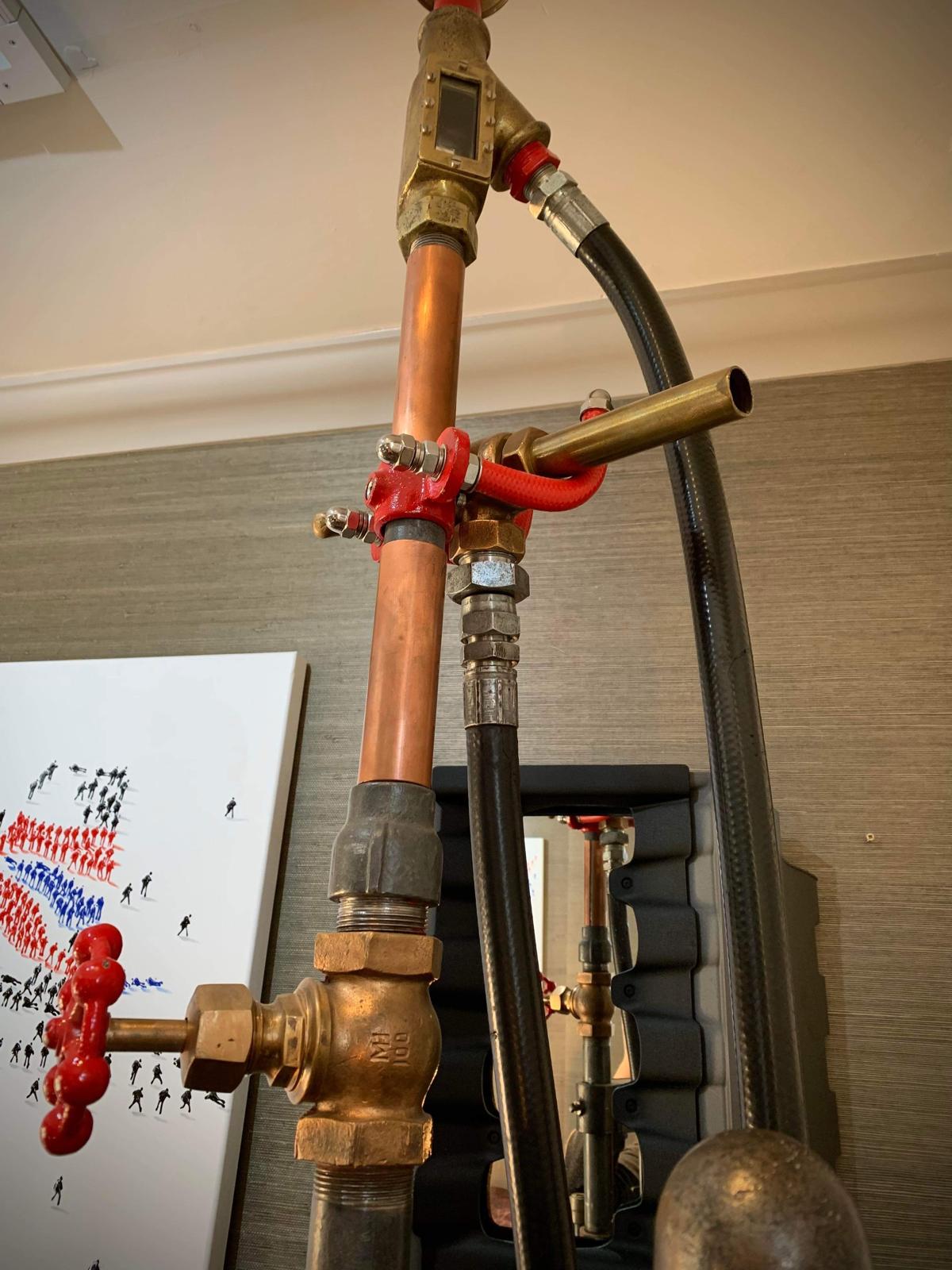 Original Gilbert and Barker Gas / Petrol Pump - The Man Cave Broadway
