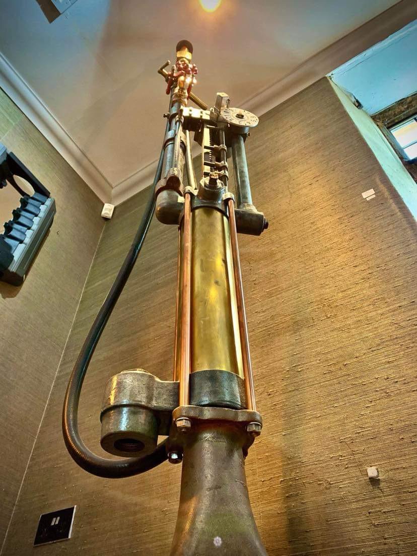 Original Gilbert and Barker Gas / Petrol Pump - The Man Cave Broadway