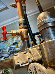 Original Gilbert and Barker Gas / Petrol Pump - The Man Cave Broadway