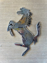 Polished Aluminium Prancing Style Horse - The Man Cave Broadway