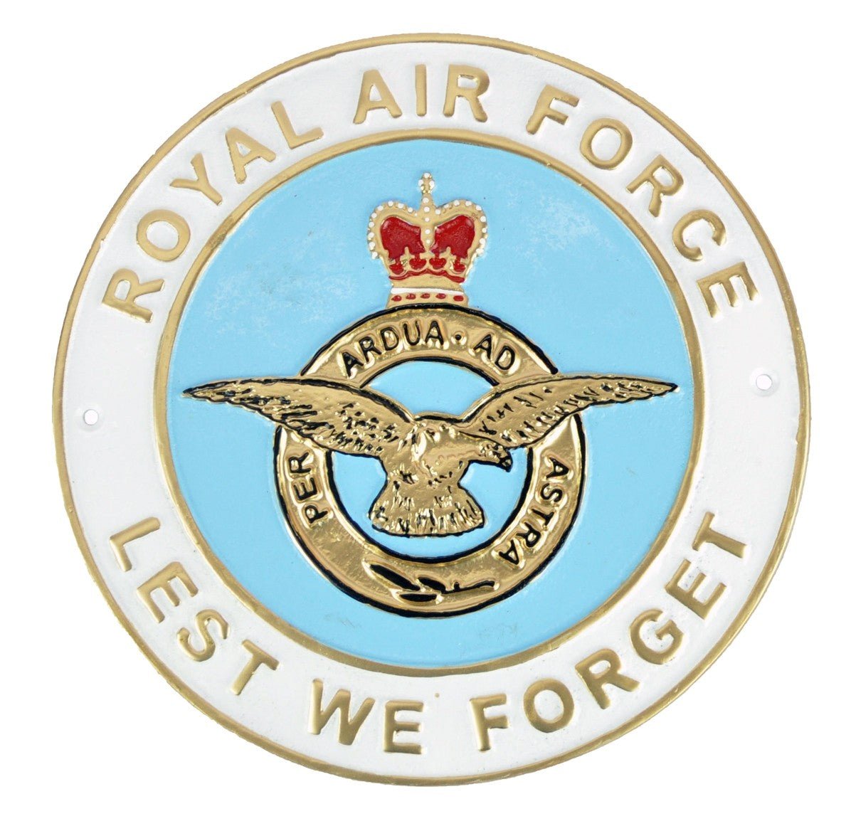 RAF - Spitfire - Royal Air Force Painted Metal Signs - The Man Cave Broadway