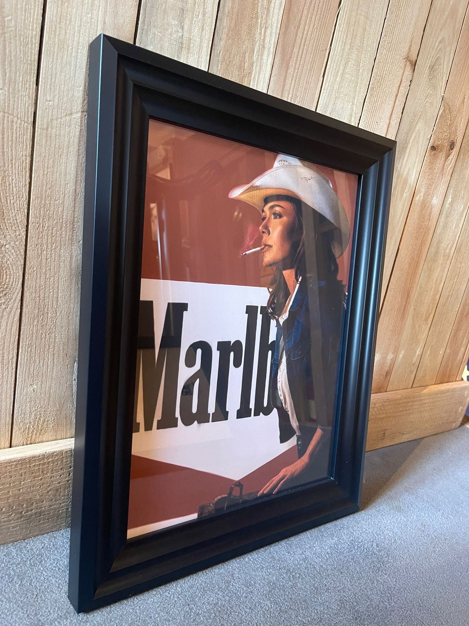 Retro Advertising Framed Art - The Man Cave Broadway