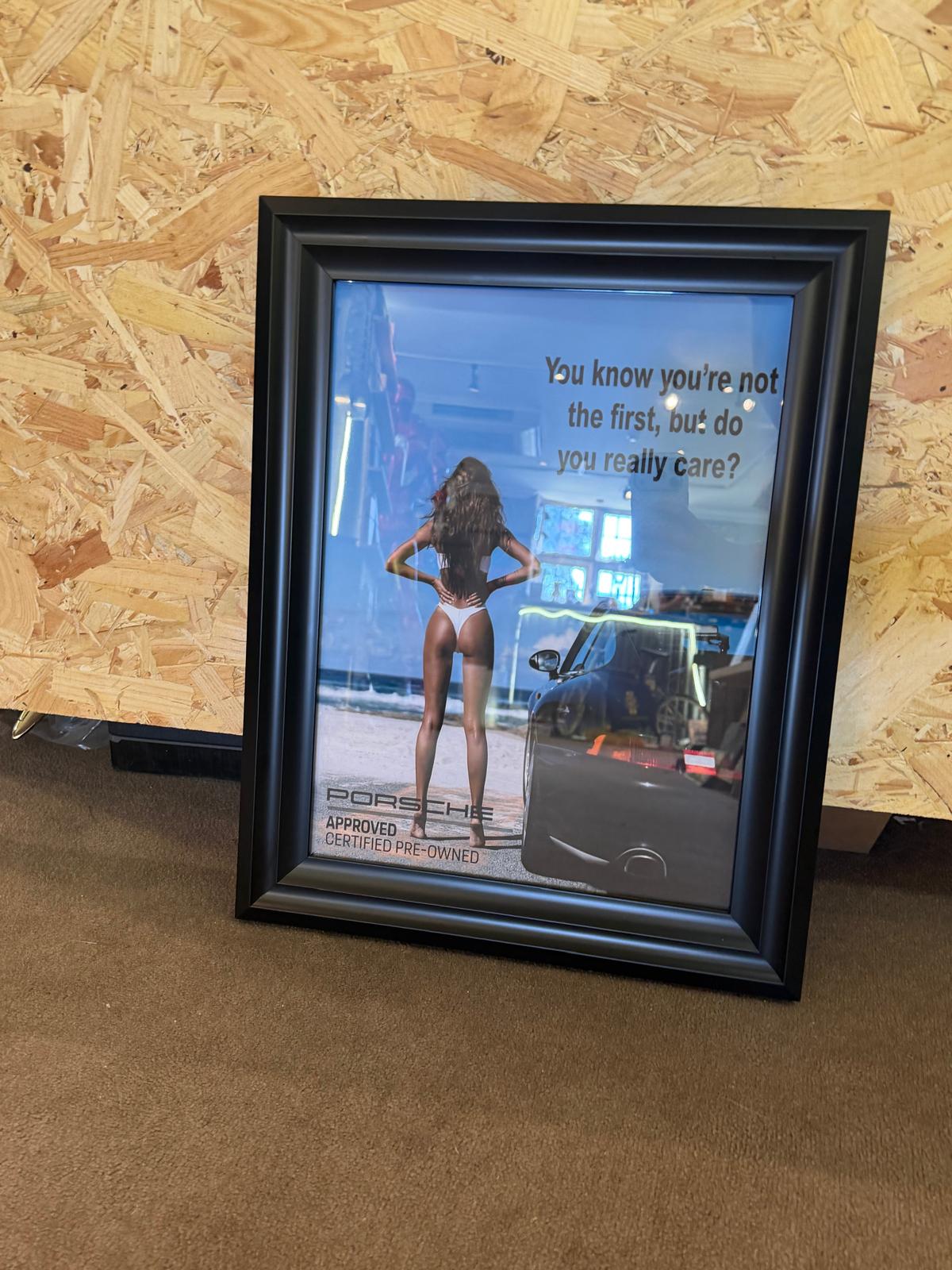 Retro Advertising Framed Art - The Man Cave Broadway