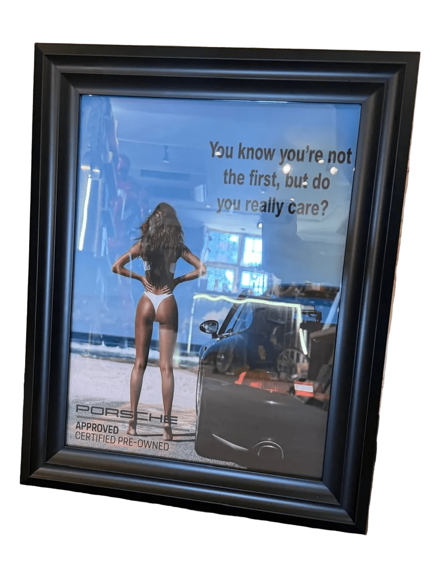 Retro Advertising Framed Art - The Man Cave Broadway