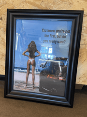 Retro Advertising Framed Art - The Man Cave Broadway