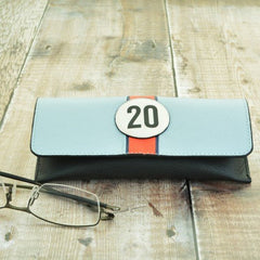 Steve McQueen Number 20 Leather Glasses Case - The Man Cave Broadway