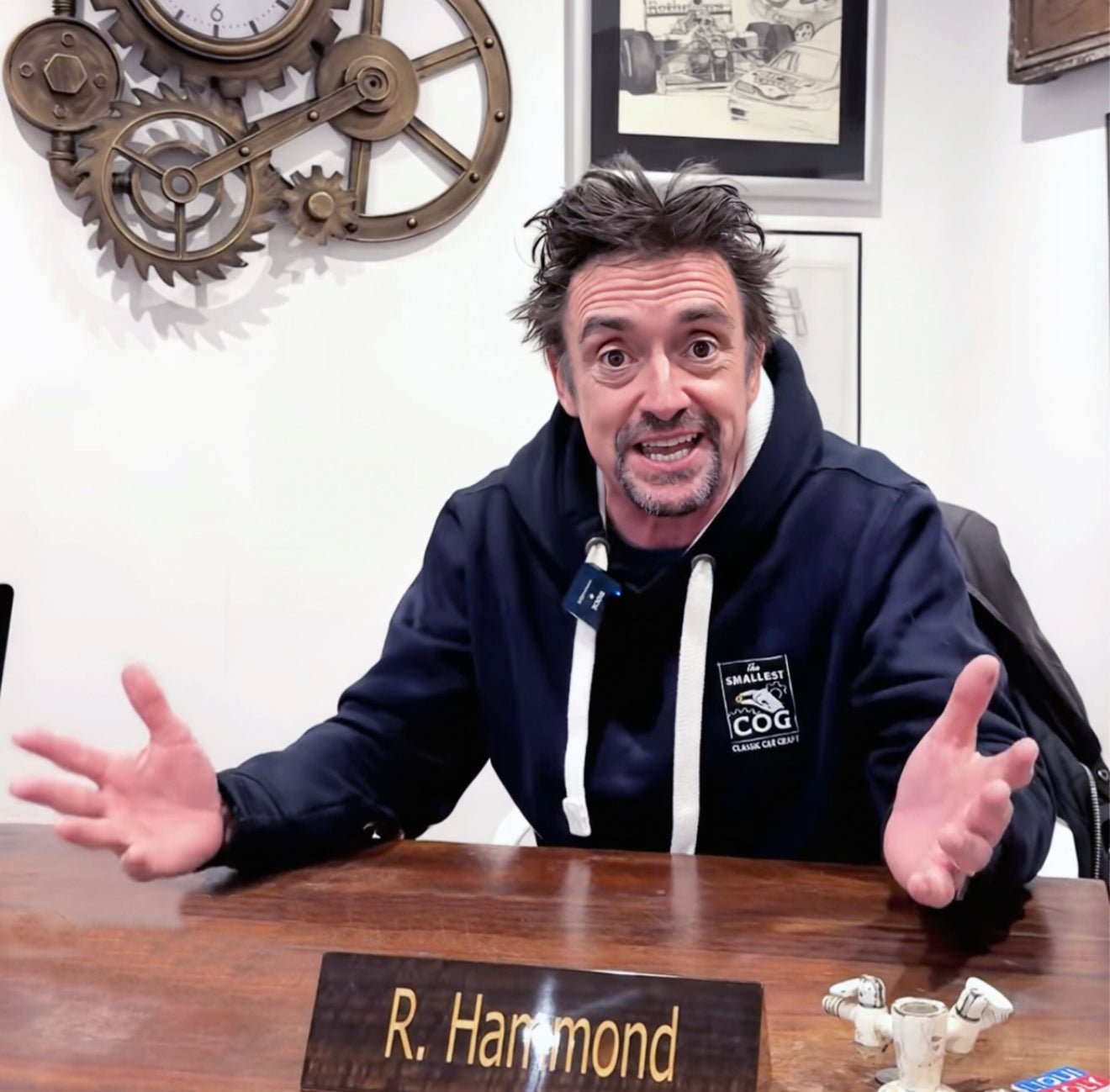 The Smallest Cog ‘Over the Head’ Hoodie - The Man Cave Broadway