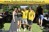 TMC / THE MAN CAVE BROADWAY T SHIRT 20 / YELLOW / Stripes - The Man Cave Broadway