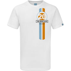 TMC / THE MAN CAVE BROADWAY T SHIRT 20 / YELLOW / Stripes - The Man Cave Broadway