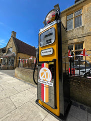 Vintage Style Petrol/Gas Pump with Integral Beer Fridge/Wine Chiller - The Man Cave Broadway