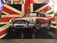 Aston Martin DB5 Metal Art