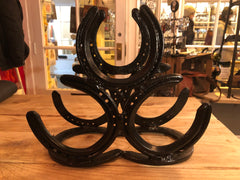 Horseshoe Wine Rack - 3 Bottle