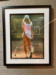 Cheeky Tennis Girl Art