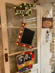 Huge Light Up Metal Signs