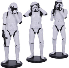STAR WARS Hear No Evil Trio Storm Troopers Confucius / Three Wise Stormtroopers