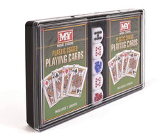 PLAYING CARDS & POKER DICE SET