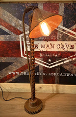 Upcycled Motorcycle Chain Lamp