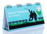 BOOK - SENIOR MOMENTS / CLASSIC INSULTS FLIP BOOK of