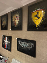 Hand Painted Carbon Fibre Art/SUPERCAR /Hamilton/Norris - The Man Cave Broadway