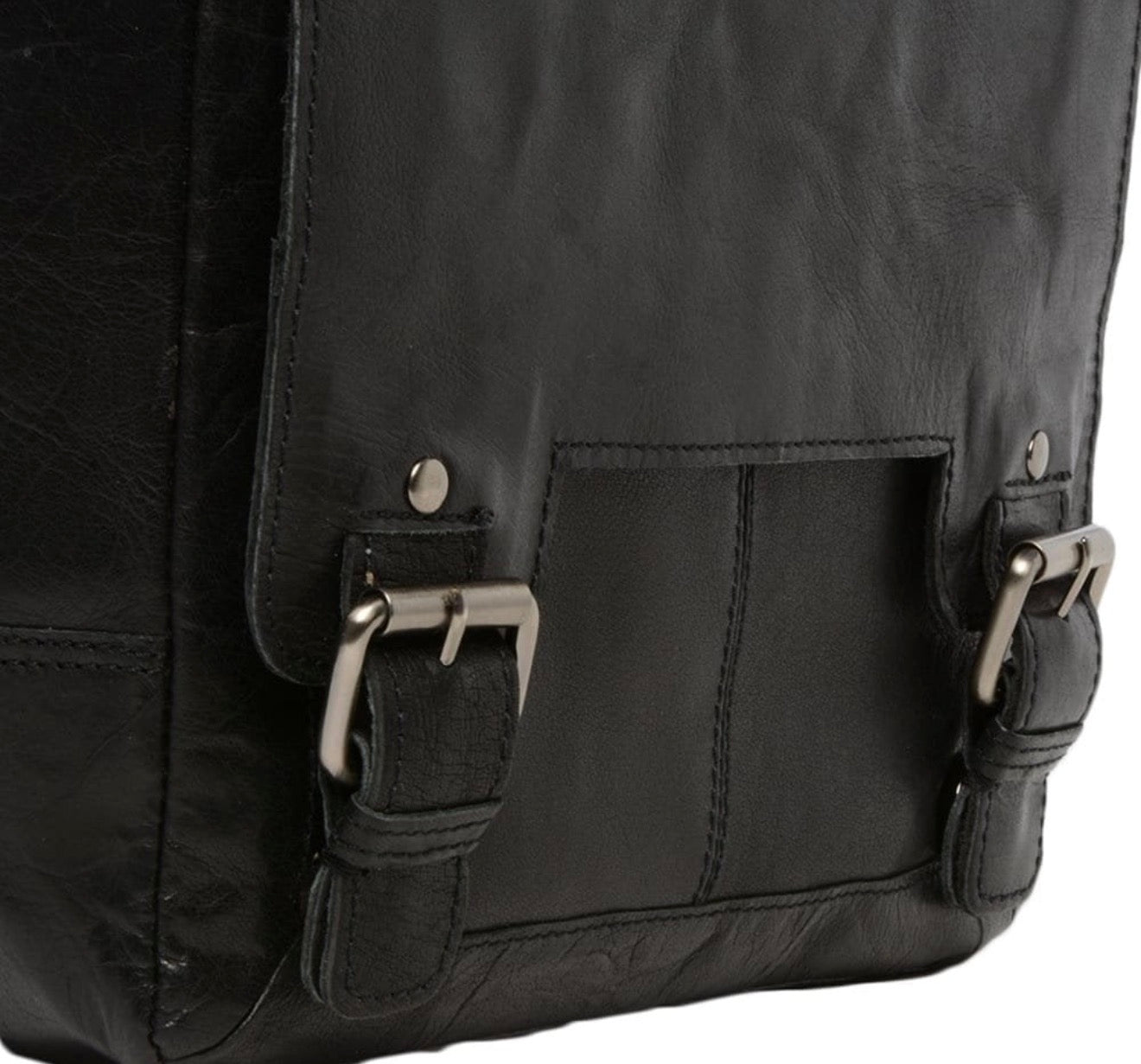 Men’s Leather Messenger Flight Bag 8342