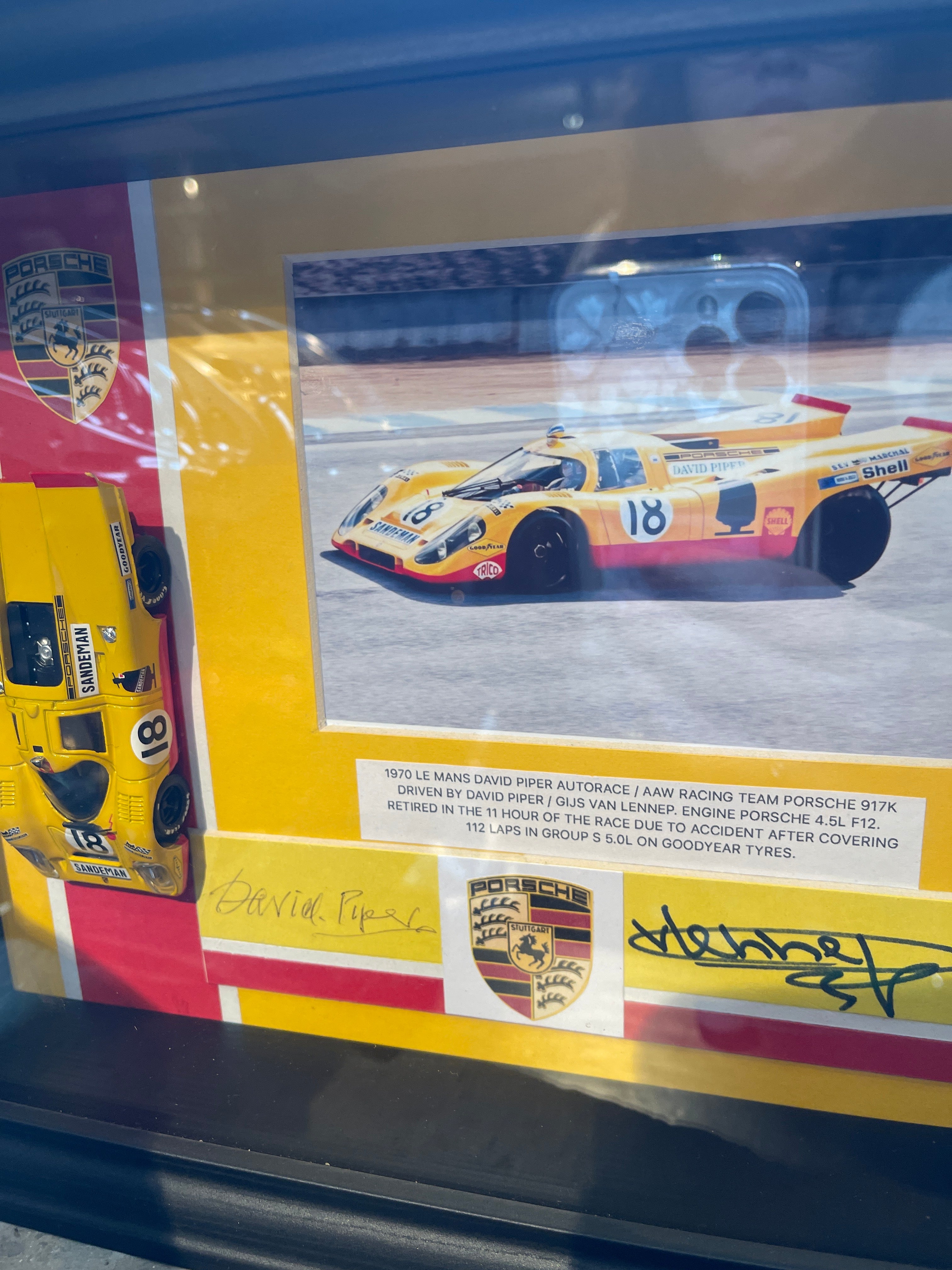 Formula 1 Autographed Rare Car Framed Collection