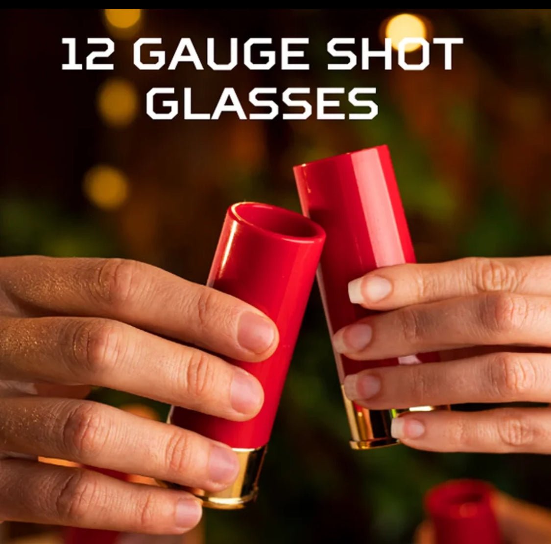 12 Gauge Shot Glasses x 4 - The Man Cave Broadway