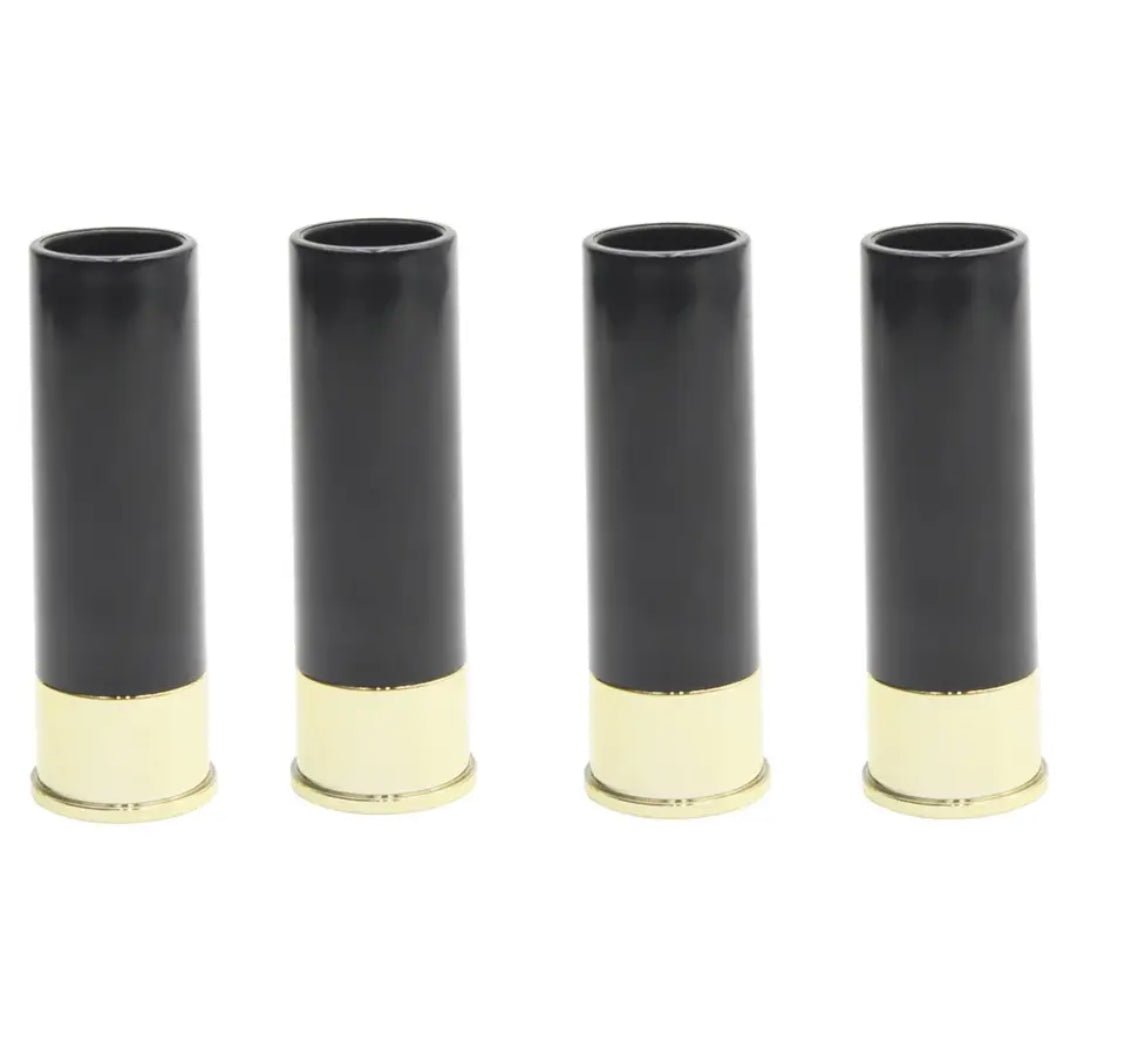 12 Gauge Shot Glasses x 4 - The Man Cave Broadway