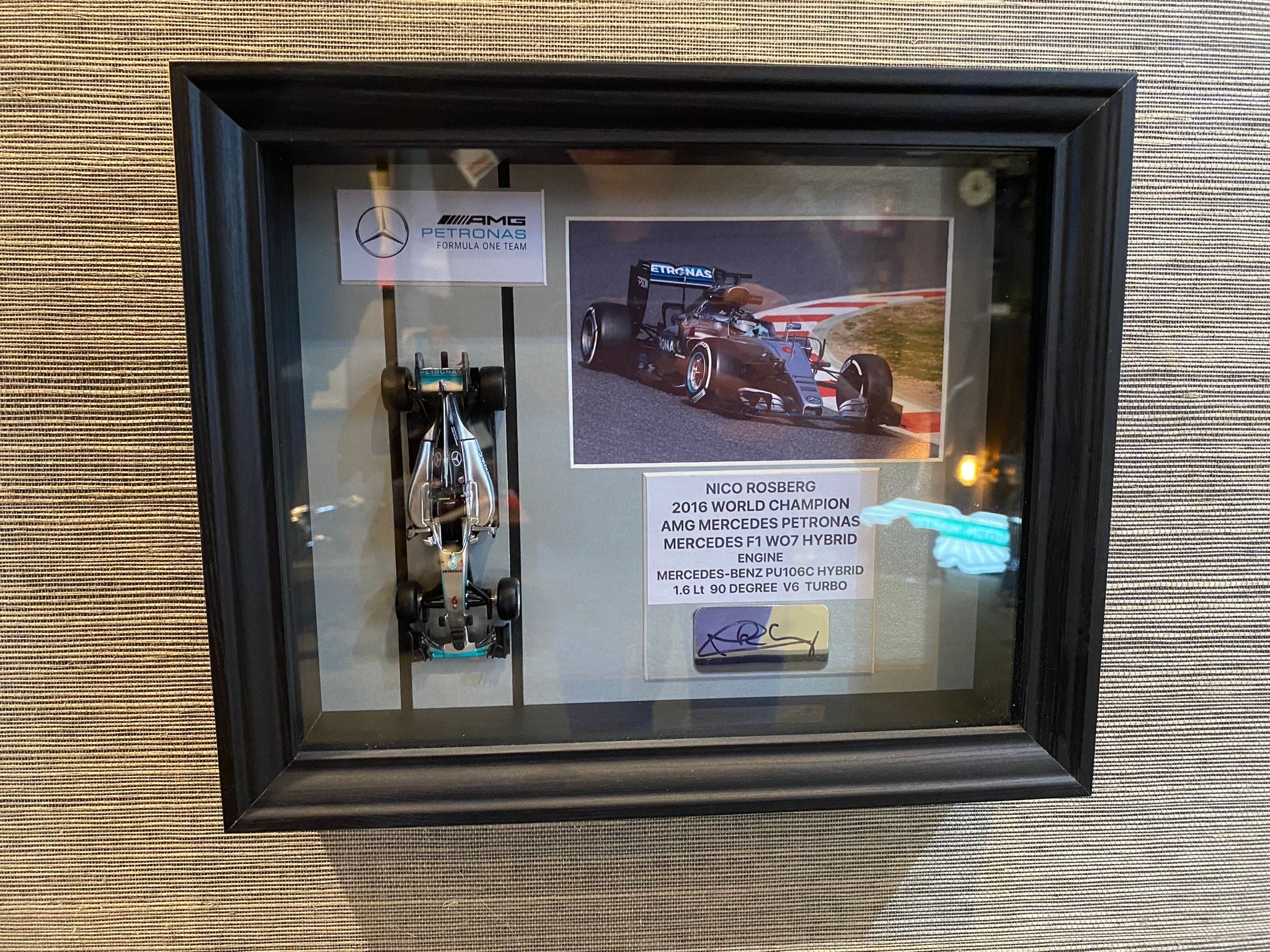 Formula 1 Autographed Rare Car Framed Collection