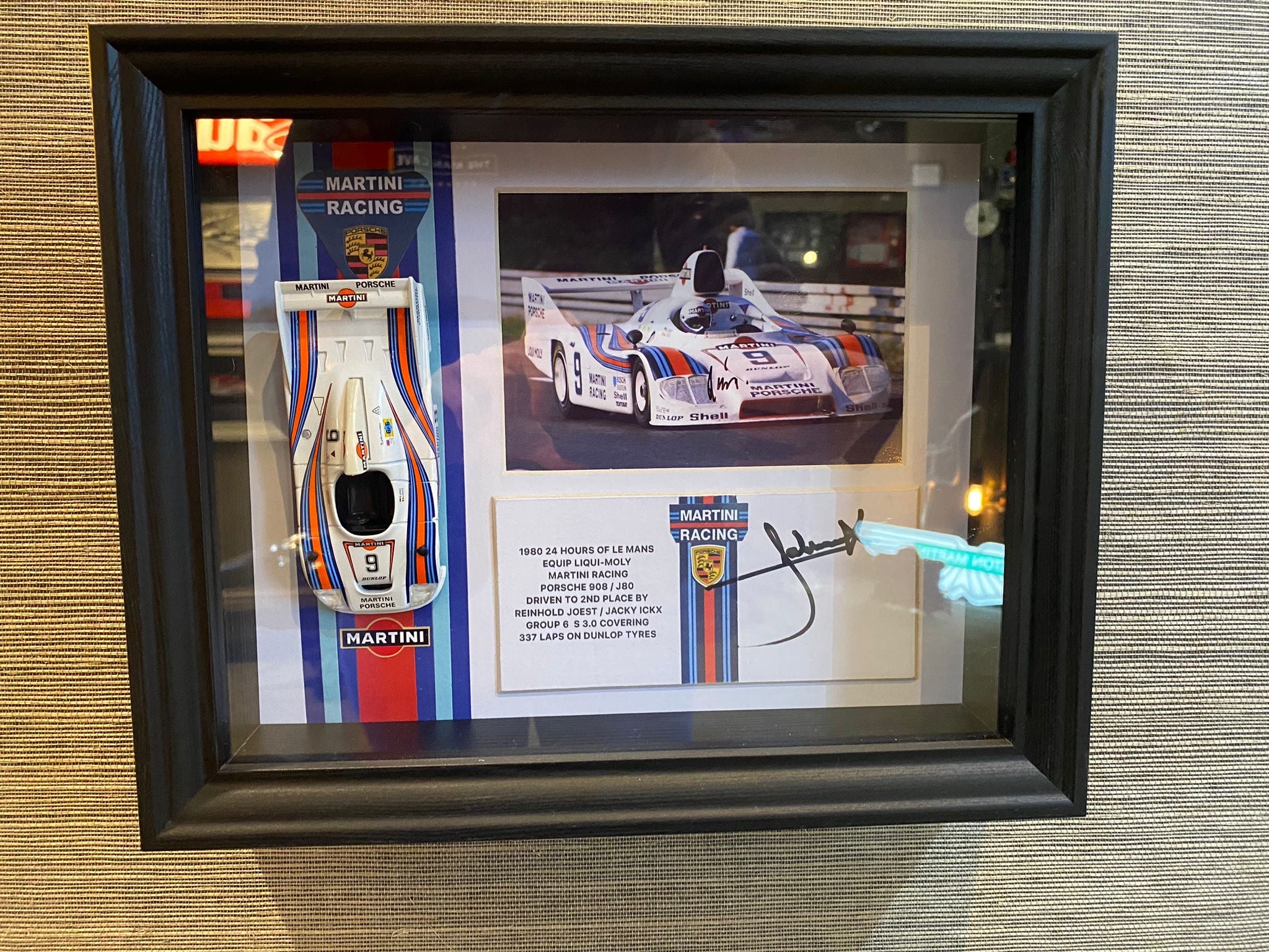 Formula 1 Autographed Rare Car Framed Collection