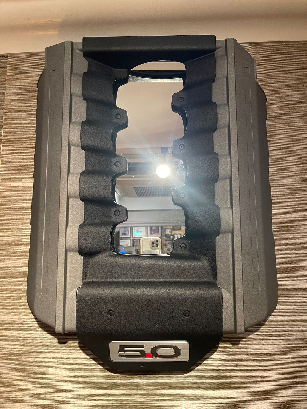 Genuine Mustang 5.0 GT Engine Cover Mirror