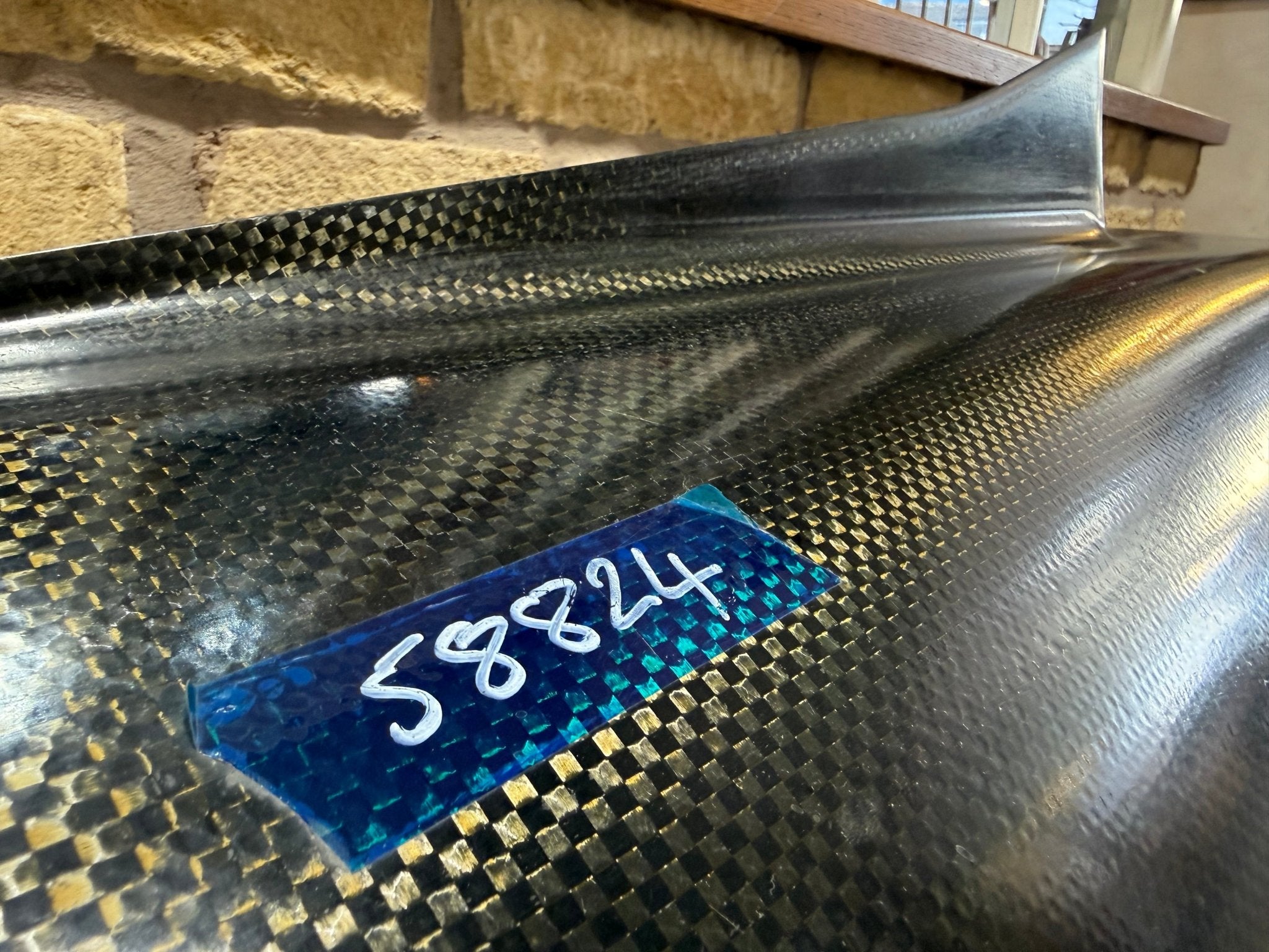 2022 Williams F1 Engine Cover in Bare Carbon Fibre - The Man Cave Broadway