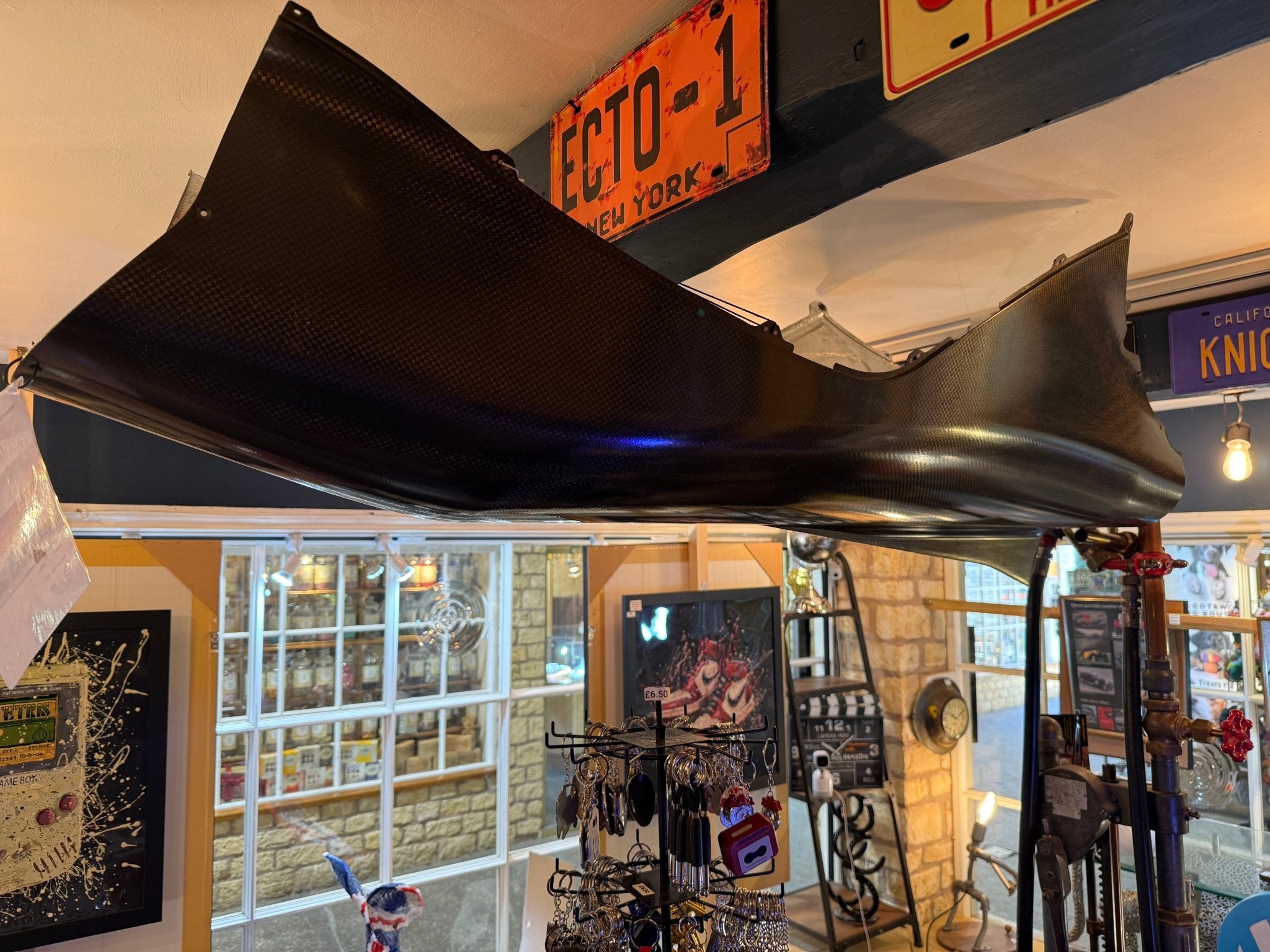 2022 Williams F1 Engine Cover in Bare Carbon Fibre - The Man Cave Broadway