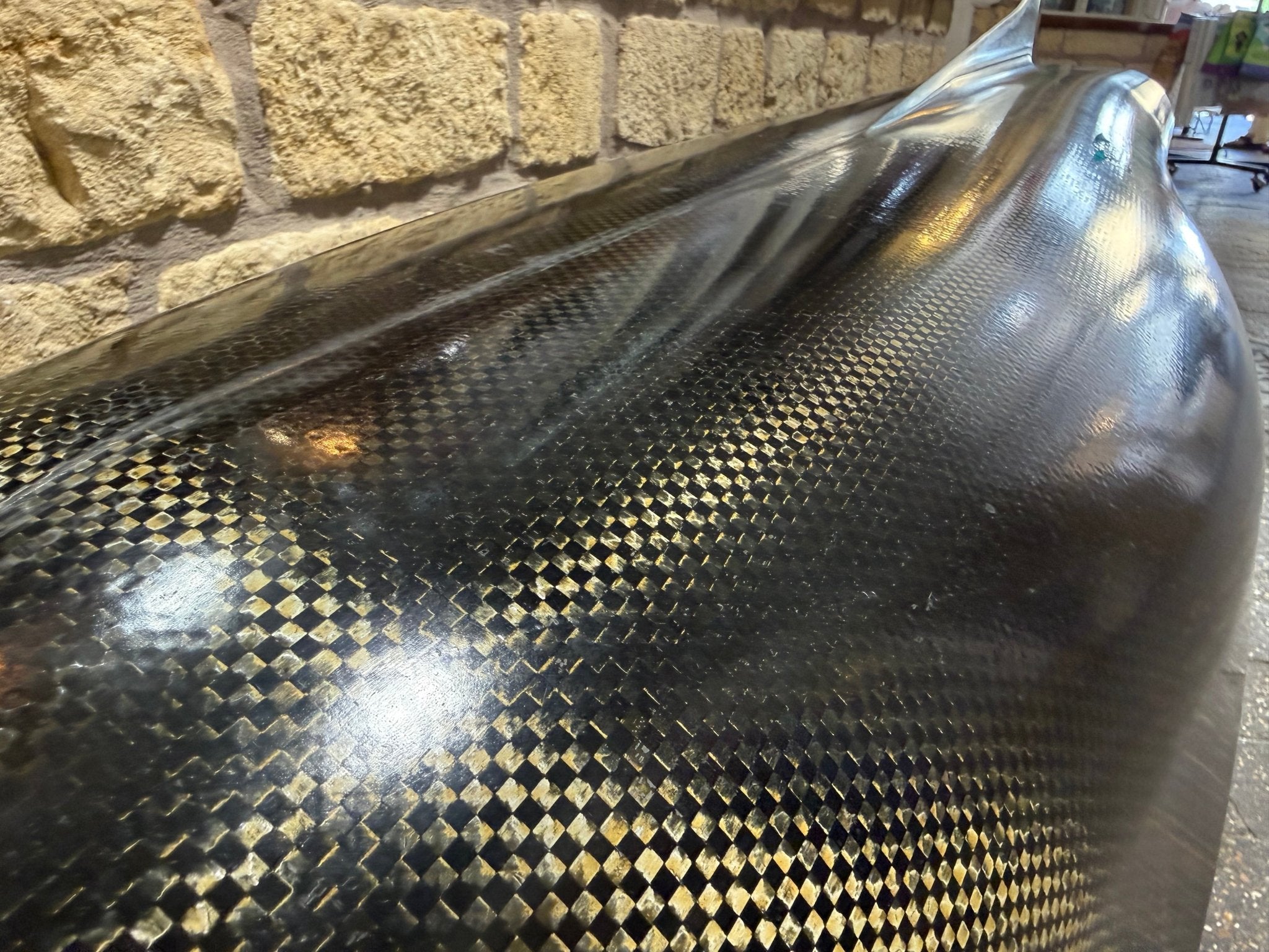 2022 Williams F1 Engine Cover in Bare Carbon Fibre - The Man Cave Broadway