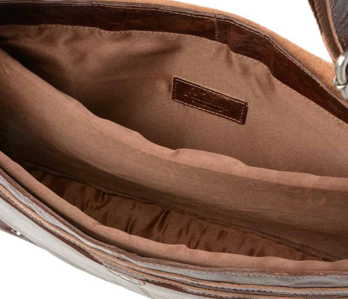 Men’s Large Messenger Leather Laptop Bag     8343