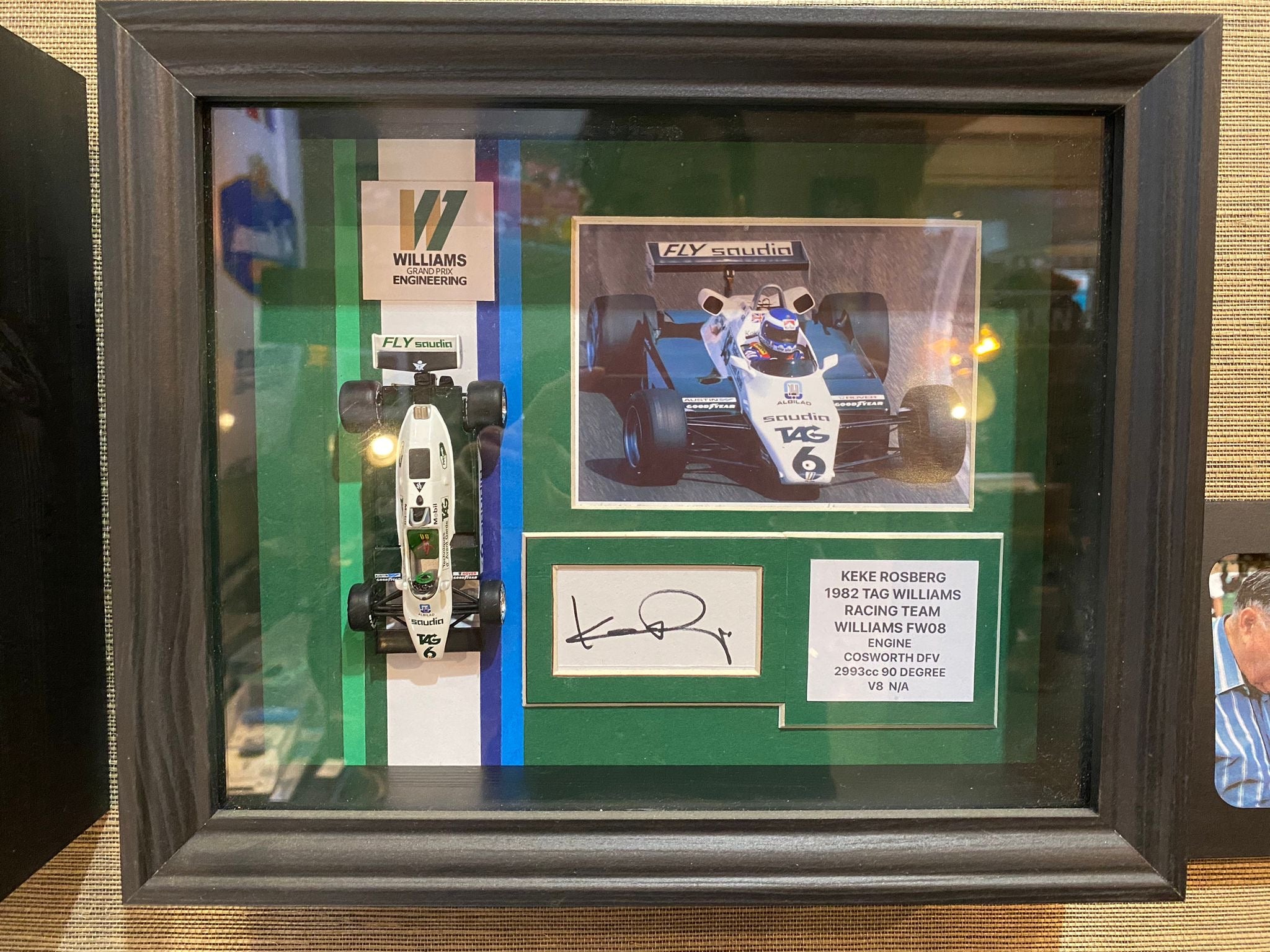 Formula 1 Autographed Rare Car Framed Collection