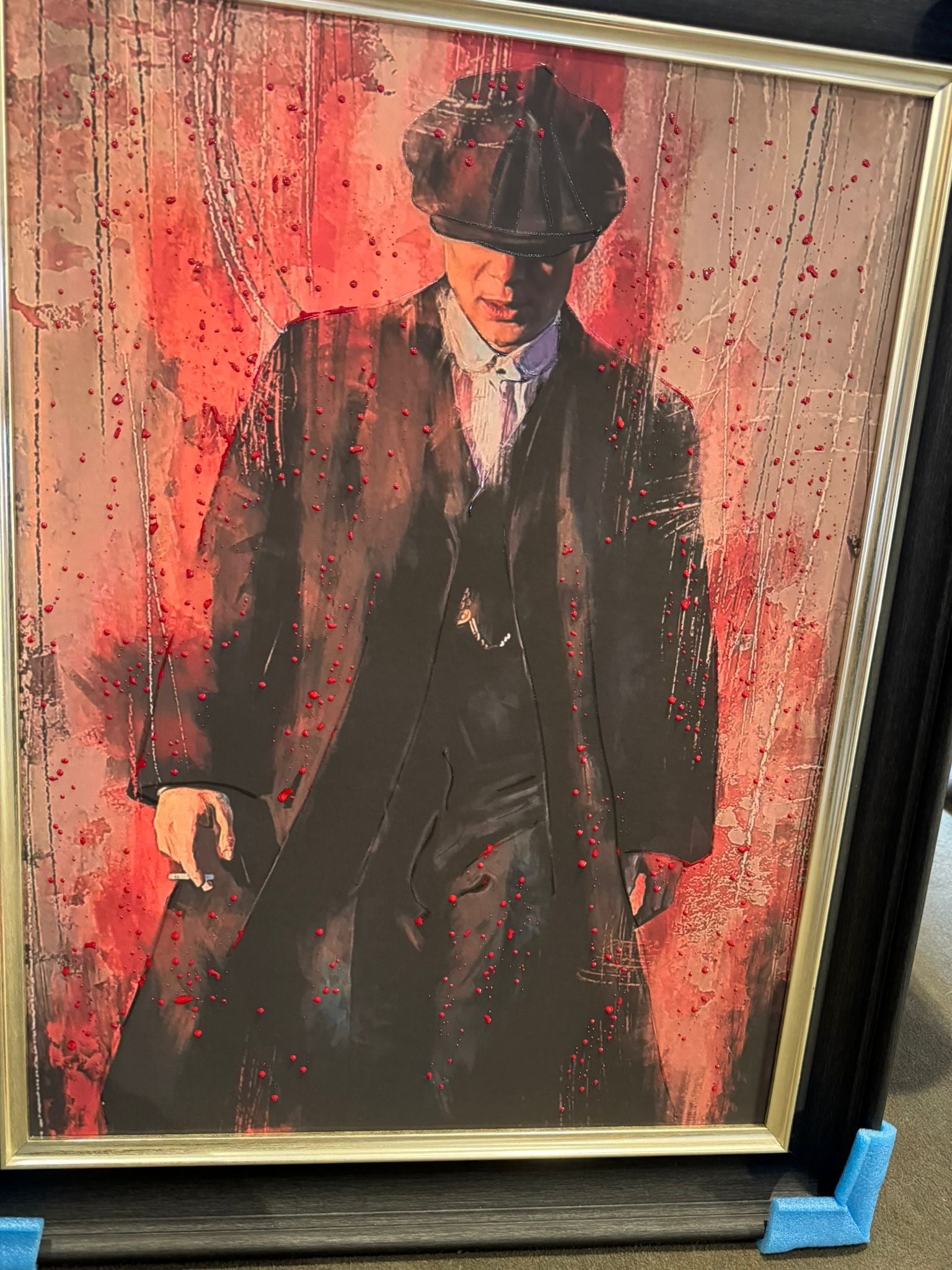 Beautifully Embellished Peaky Blinders Art