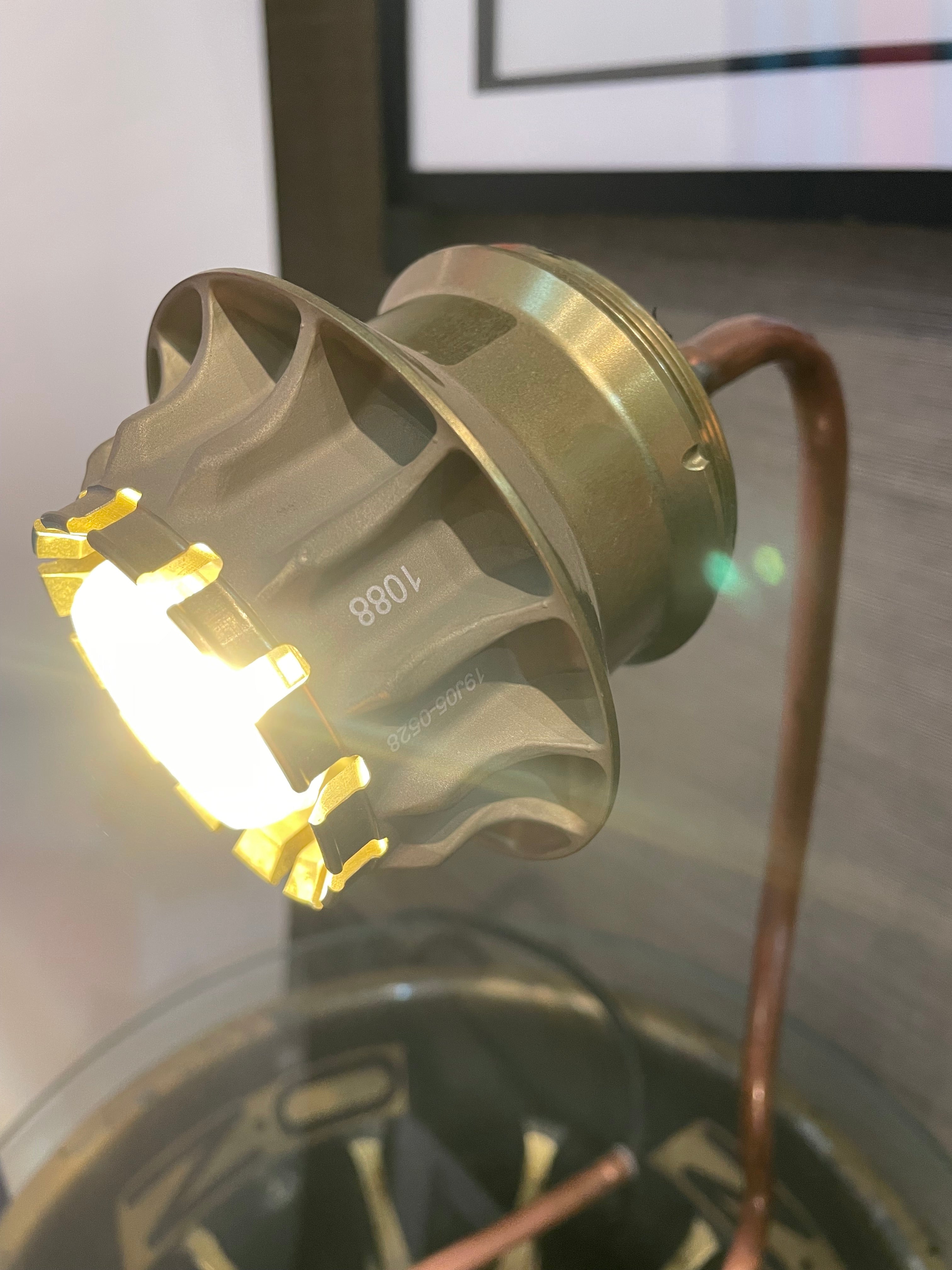 Genuine Formula 1 Wheel Nut Desk Lamp