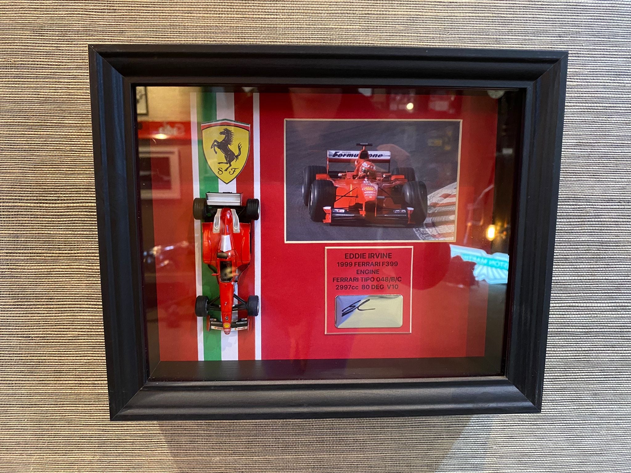 Formula 1 Autographed Rare Car Framed Collection